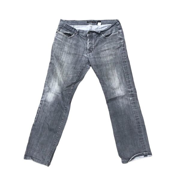 RARE John Varvatos Designer Jeans Size 36 Gray - Picture 3 of 12